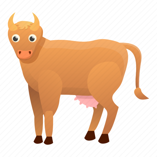 Animal, baby, cow, farm, nature, summer icon - Download on Iconfinder