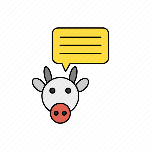 Cow, farm animal, animal, milk, farming, udder, cow face icon - Download on Iconfinder