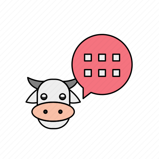 Cow, farm animal, animal, milk, farming, udder, cow face icon - Download on Iconfinder