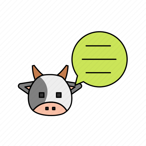 Cow, farm animal, animal, milk, farming, cow face, animals icon - Download on Iconfinder