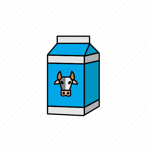 Cow, farm animal, animal, milk, farming, cow face, cow milk icon - Download on Iconfinder