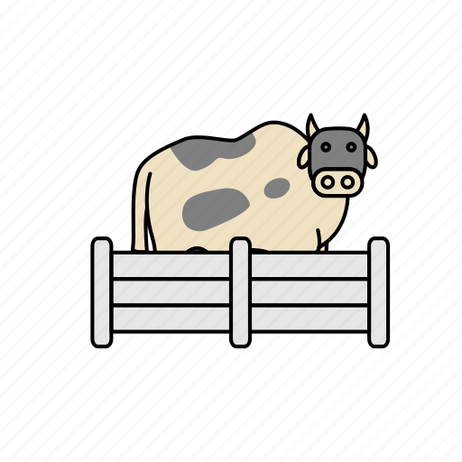 Cow, farm animal, animal, milk, farming, cow face, farm icon - Download on Iconfinder