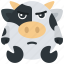angry, emote, emoticon, animal, cute, anger