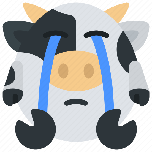 Crying, emote, emoticon, animal, cute, cry icon - Download on Iconfinder