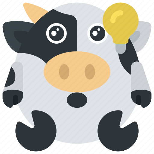 Idea, emote, emoticon, animal, cute, smart icon - Download on Iconfinder