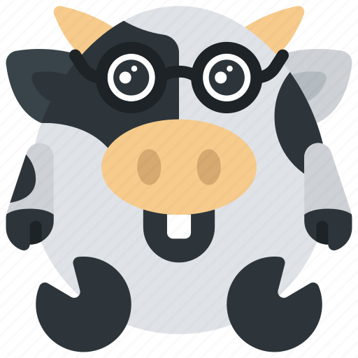 Nerd, emote, emoticon, animal, cute, nerdy icon - Download on Iconfinder