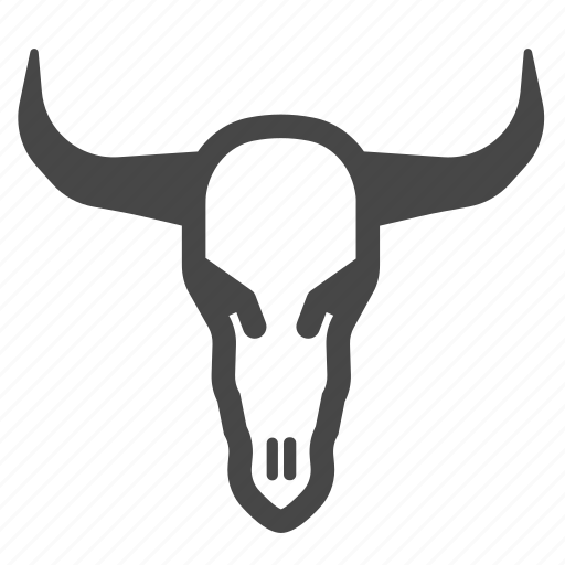 Cow, dead, desert, skull, western, death, wild wild west icon - Download on Iconfinder