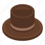 brown, cartoon, cowboy, fashion, hat, isometric, person 