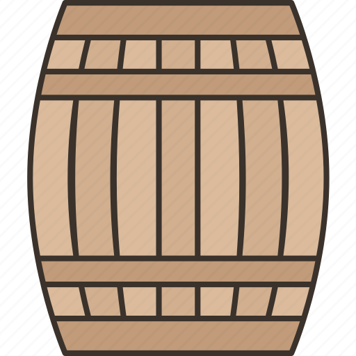 Barrel, cask, alcohol, ale, container icon - Download on Iconfinder