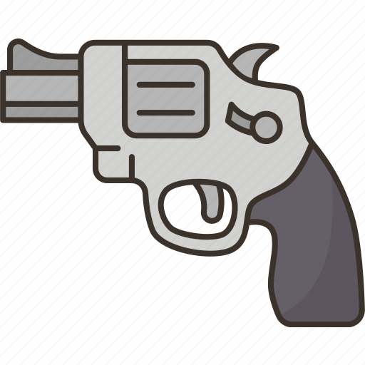 Revolver, gun, pistol, weapon, firearm icon - Download on Iconfinder