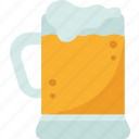 beer, mug, drink, beverage, cold