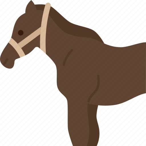 Horse, equine, domestic, farm, animal icon - Download on Iconfinder