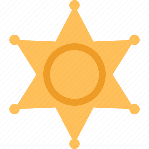 Sheriff, badge, police, marshal, authority icon - Download on Iconfinder