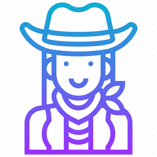Avatar, cowgirl, female, human, woman icon - Download on Iconfinder