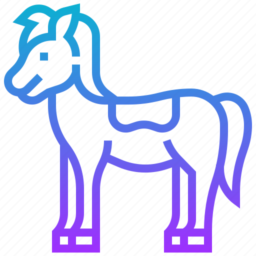 Animal, equestrian, horse, mammal, west, wild icon - Download on Iconfinder