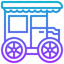 car, carriage, horse, transport, transportation