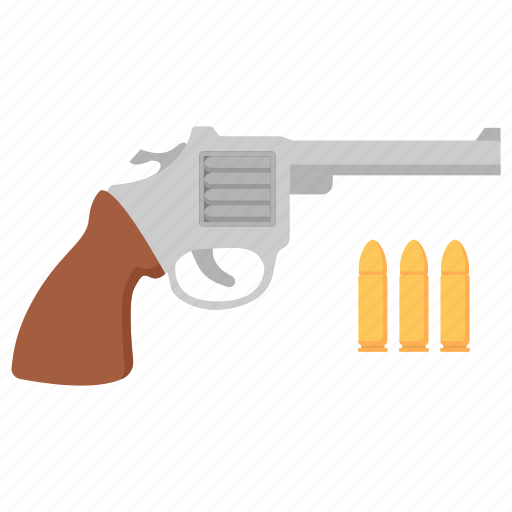 Gun, pistol, handgun, revolver, weapon, cowboy icon - Download on Iconfinder