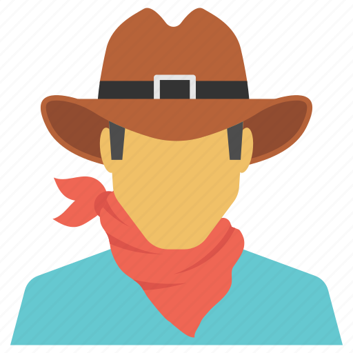 Cowpuncher, horse rider, western man, cowhand, cowpoke, cowboy icon - Download on Iconfinder