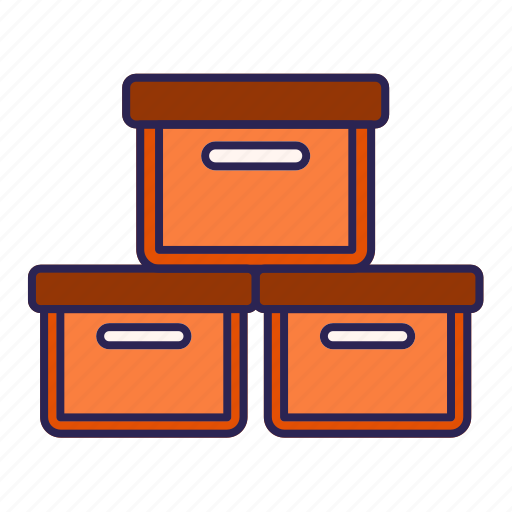 Box, storage, archive, data, office, work icon - Download on Iconfinder