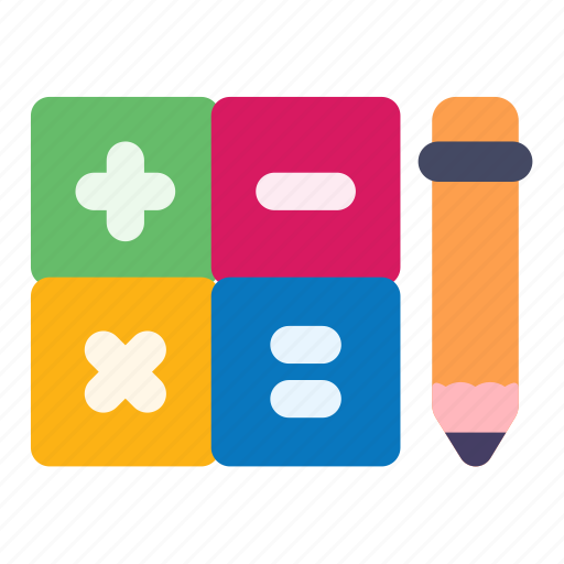Calculator, office, work, pen, stationary, accounting icon - Download on Iconfinder