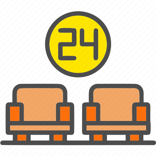 Housr, sofa, comforter, airport, lounge, room, waiting icon - Download on Iconfinder