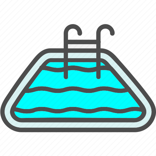 Beach, pool, sea, stairs, summer, swimming icon - Download on Iconfinder