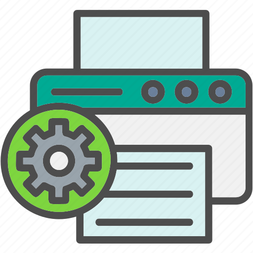 Device, printer, service, setting, technology icon - Download on Iconfinder