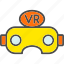 gadget, glasses, simulator, virtual, reality, vr, technology 