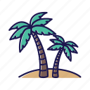 palm, trees, palmtree, palms, coconut, palm beach, island