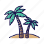 palm, trees, palmtree, palms, coconut, palm beach, island 