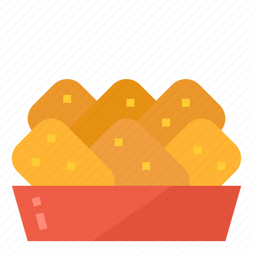 Chicken, fast, food, nuggets, snack icon - Download on Iconfinder