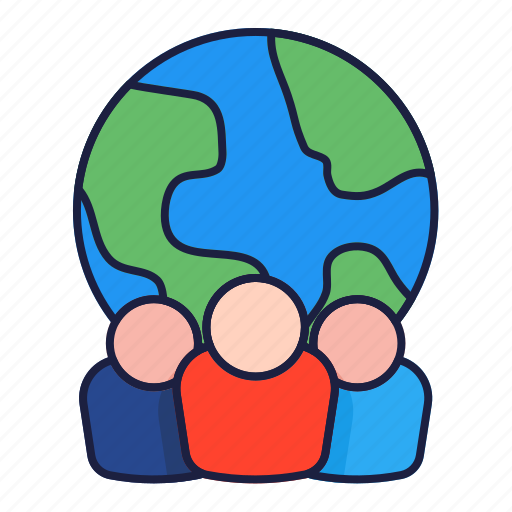 Globe, group, network, people, team, teamwork, world icon - Download on Iconfinder