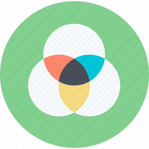 Color, design, management, print, round icon - Download on Iconfinder