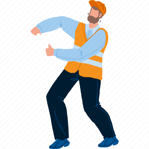Builder, man, make, road, renovation illustration - Download on Iconfinder