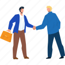 businessman, meeting, partner, handshake, greeting 