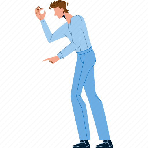 Angry, man, screaming, colleague, businessman, office, pointing illustration - Download on Iconfinder