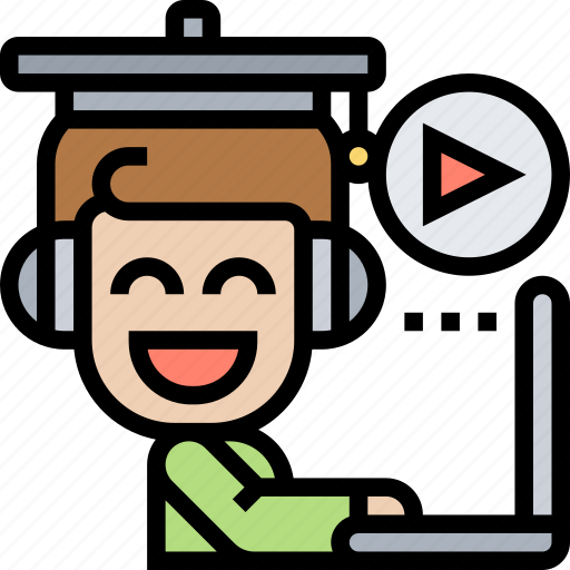Online, learning, course, education, study icon - Download on Iconfinder