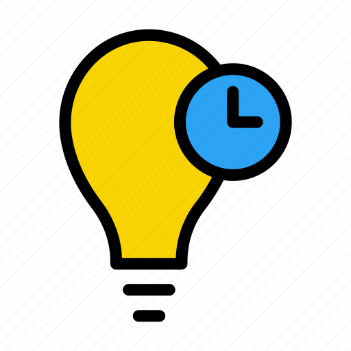 Idea, creative, time, clock, process icon - Download on Iconfinder