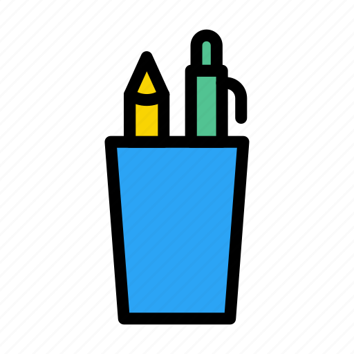 Pencil, jar, stationary, creative, process icon - Download on Iconfinder