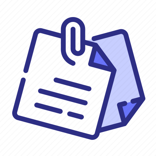 Paper, clip, note, stickynote icon - Download on Iconfinder
