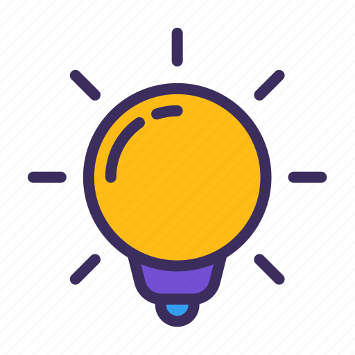 Creativity, idea, genius, light bulb icon - Download on Iconfinder