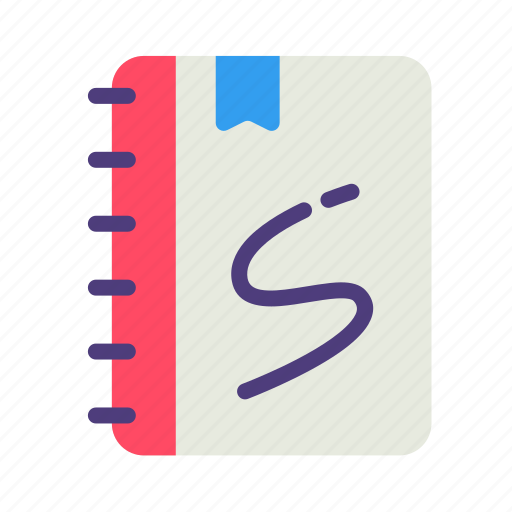 Sketchbook, sketch, bookmark, scrapbook icon - Download on Iconfinder
