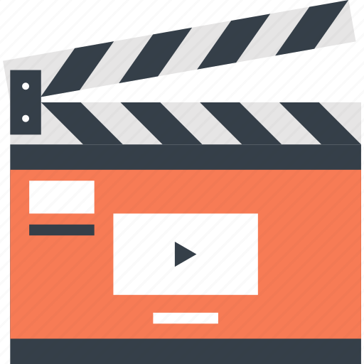 Cinema, clapboard, clapper, film, movie, video icon - Download on Iconfinder