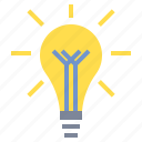 bulb, creative, idea, light, thinking