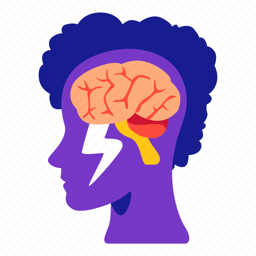 Brainstorming, brain, storm, creativity, stickers, sticker illustration - Download on Iconfinder