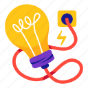 light, bulb, idea, creativity, stickers, sticker 