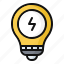 bulb, creative, idea, electric, light, lightbulb 