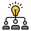 creative, idea, people, team, bulb, light, lightbulb