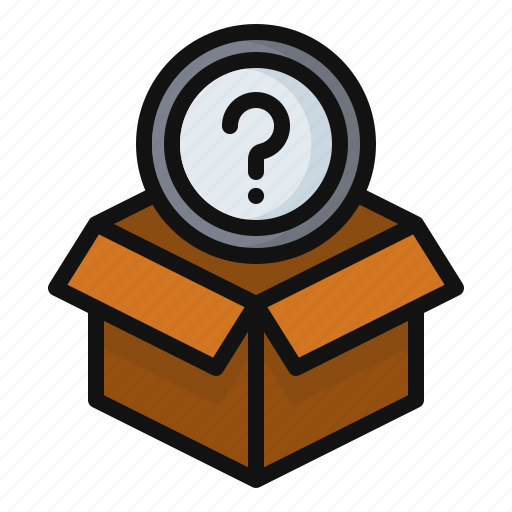Mystery, box, idea, cardboard, what, question, creative icon - Download on Iconfinder