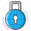 lock, protection, password, safe, padlock, internet, web 